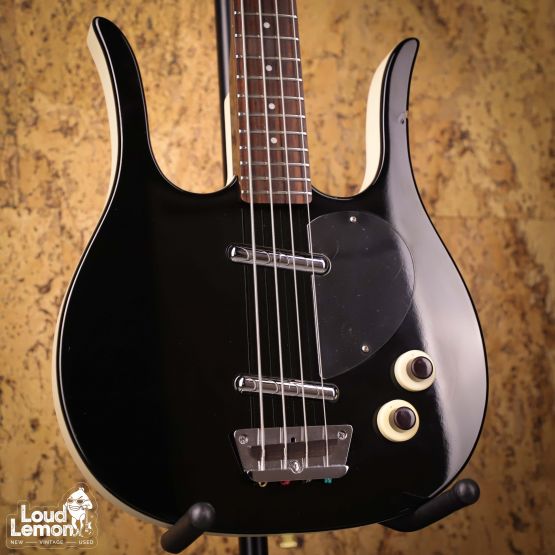 Danelectro Longhorn Bass Reissue Black 2000's Korea бас-гитара