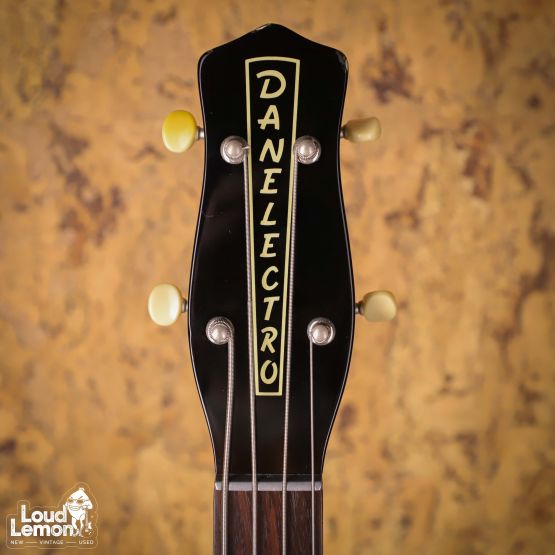 Danelectro Longhorn Bass Reissue Black 2000's Korea бас-гитара