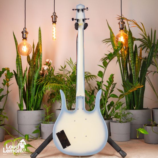 Danelectro Longhorn Bass Reissue Blue Burst 2001 China бас-гитара