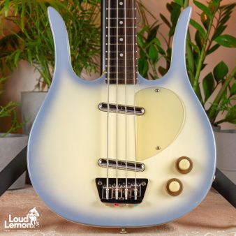 Danelectro Longhorn Bass Reissue Blue Burst 2001 China бас-гитара
