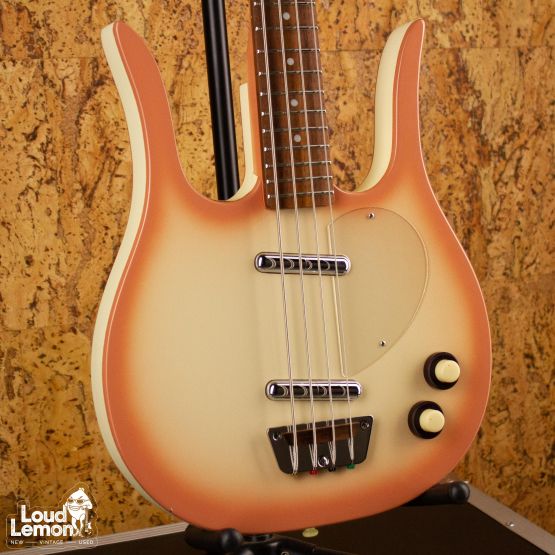 Danelectro Longhorn Bass Reissue Copper Burst 2010's China бас-гитара
