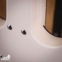 Danelectro Red Hot Longhorn Bass White 2020's Korea бас-гитара