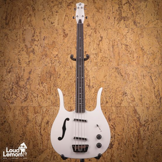 Danelectro Red Hot Longhorn Bass White 2020's Korea бас-гитара