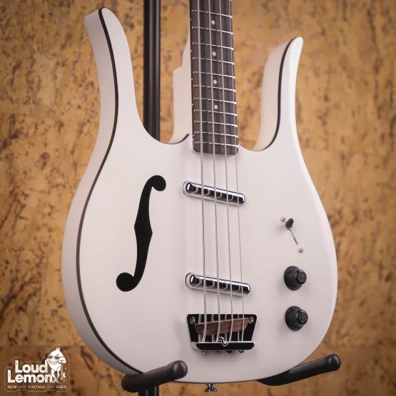 Danelectro Red Hot Longhorn Bass White 2020's Korea бас-гитара