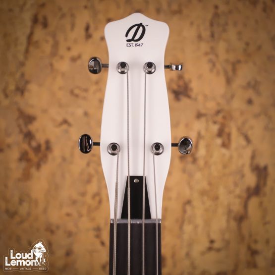 Danelectro Red Hot Longhorn Bass White 2020's Korea бас-гитара
