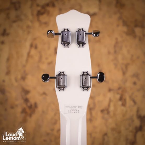 Danelectro Red Hot Longhorn Bass White 2020's Korea бас-гитара