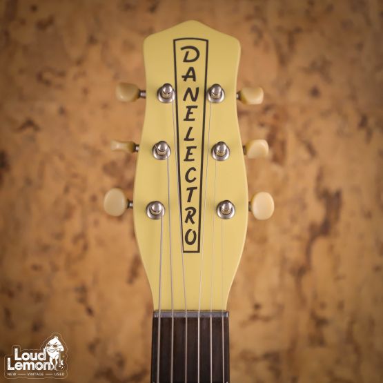 Danelectro '59 DC Daddy-O Yellow 1990's Korea электрогитара