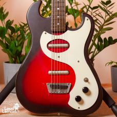 Danelectro '63 Baritone Reissue Red Burst 2003 China электрогитра
