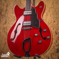 DeArmond by Guild Starfire IV Crimson Red Transparent 1998 Korea электрогитара