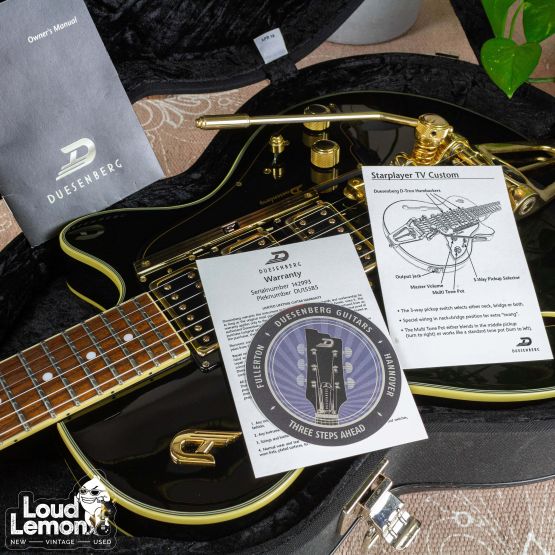 Duesenberg Starplayer TV Custom Black 2014 Germany электрогитара