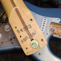 Fender FSR American Deluxe Stratocaster Ice Blue Metallic 2012 USA электрогитара