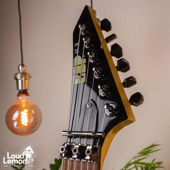 ESP M-II NTB Black 2009 Japan электрогитара