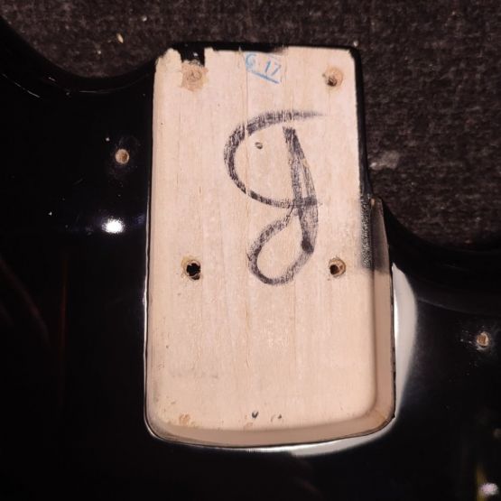 Squier Vintage Modified Jaguar Bass Special SS Black 2017 Indonesia бас-гитара