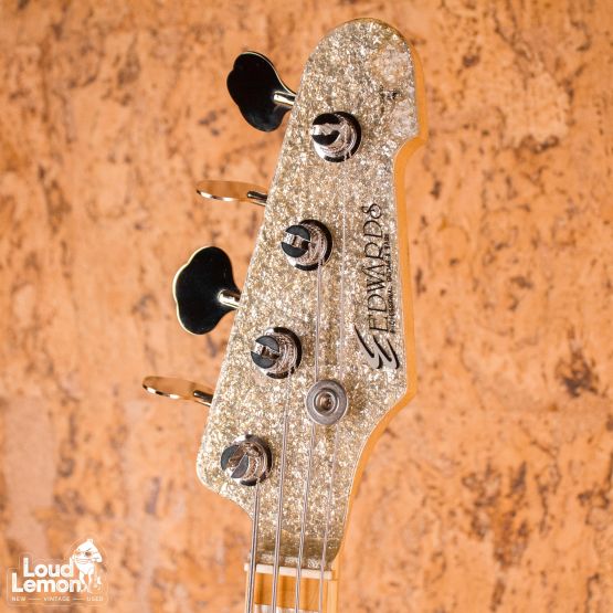 Edwards E-AM-105S Bass Gold Sparkle 1996 Japan бас-гитара
