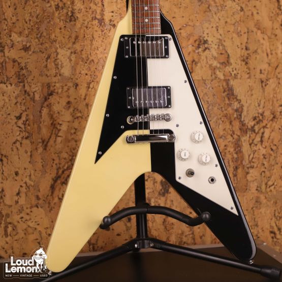 Edwards E-FV-105 WB Michael Schenker Flying V Black & White 2005 Japan электрогитара