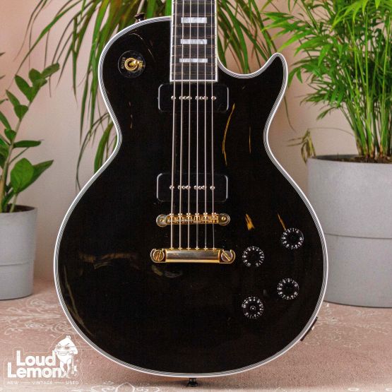 Edwards Les Paul Custom E-LP-130CDP Black 2000's Japan электрогитара