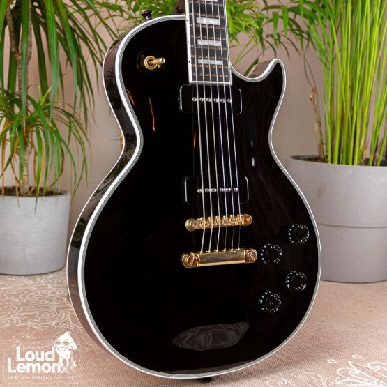 Edwards Les Paul Custom E-LP-130CDP Black 2000's Japan электрогитара