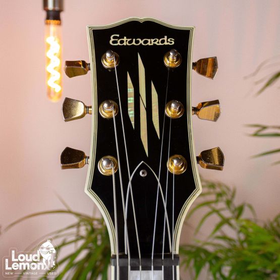 Edwards Les Paul Custom E-LP-130CDP Black 2000's Japan электрогитара