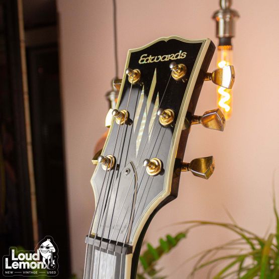 Edwards Les Paul Custom E-LP-130CDP Black 2000's Japan электрогитара