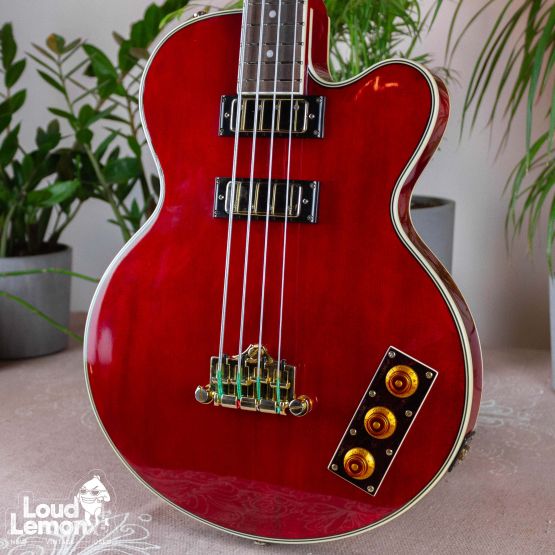 Epiphone Allen Woody RumbleKat Wine Red 2015 China бас-гитара