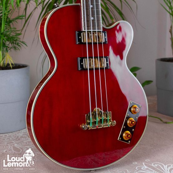 Epiphone Allen Woody RumbleKat Wine Red 2015 China бас-гитара