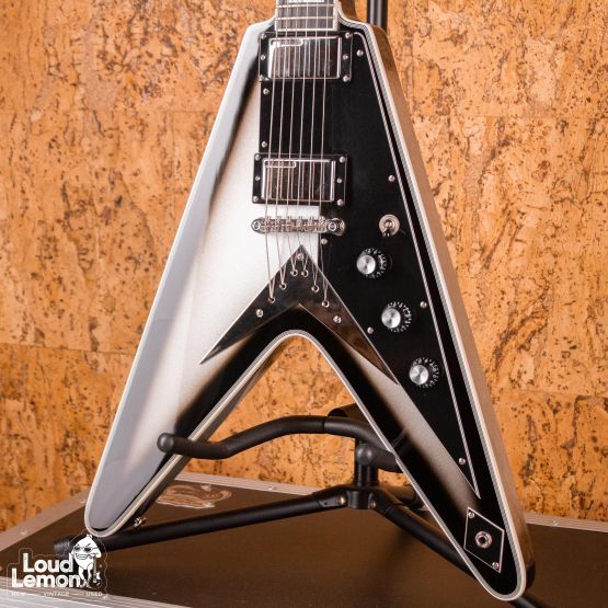 Epiphone Brent Hinds Signature Flying V Custom Silver Burst 2016 China электрогитара