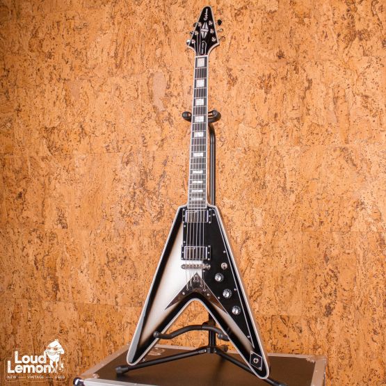 Epiphone Brent Hinds Signature Flying V Custom Silver Burst 2016 China электрогитара