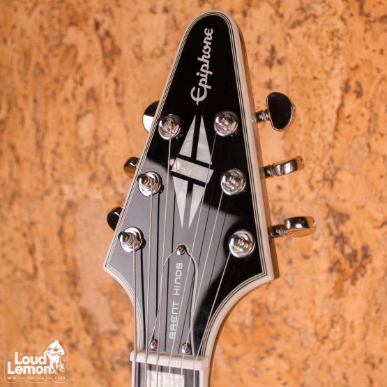 Epiphone Brent Hinds Signature Flying V Custom Silver Burst 2016 China электрогитара