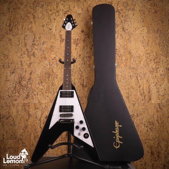 Epiphone Kirk Hammett 1979 Flying V Ebony 2023 China электрогитара