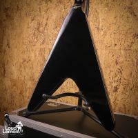 Epiphone Korina Flying V Bass Ebony 2000 Korea бас-гитара