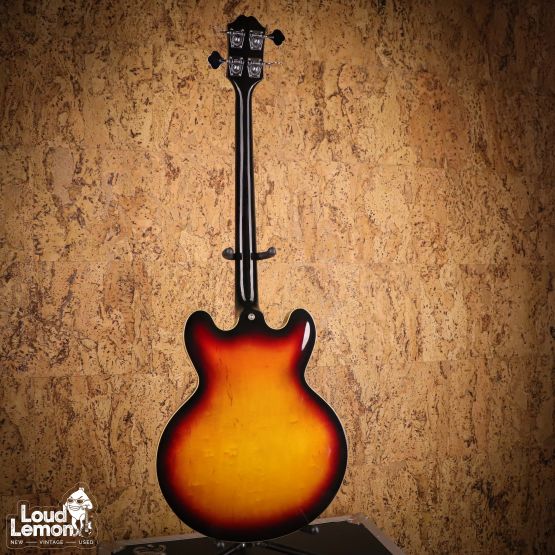 Epiphone Rivoli Bass Vintage Cherry Sunburst 1997 Korea бас-гитара