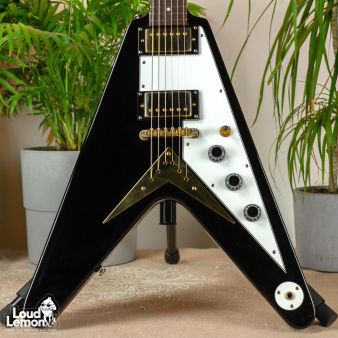 Epiphone '58 Flying V Ebony 2003 Korea электрогитара