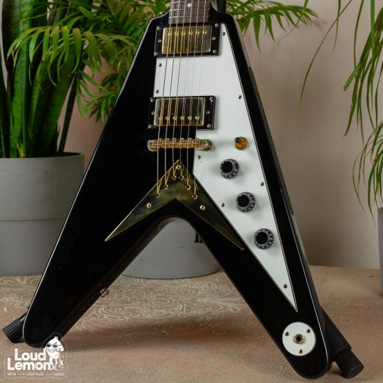 Epiphone '58 Flying V Ebony 2003 Korea электрогитара