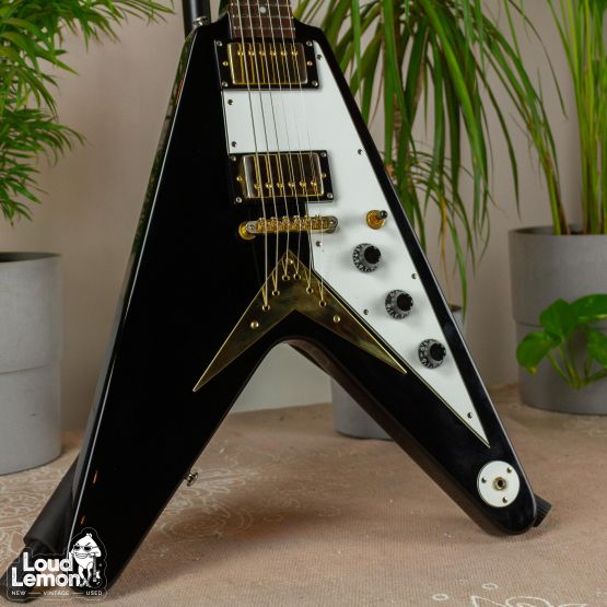 Epiphone '58 Flying V Ebony 2003 Korea электрогитара