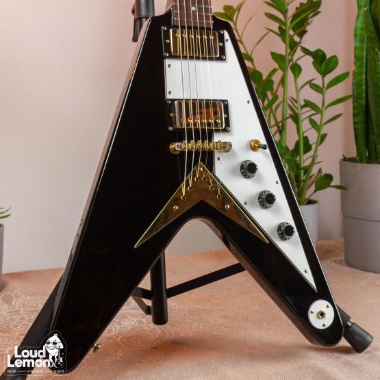 Epiphone '58 Flying V Ebony 2003 Korea электрогитара