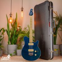 ‌Ernie Ball Music Man Axis Super Sport MM90 Translucent Blue 2012 USA электрогитара