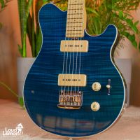 ‌Ernie Ball Music Man Axis Super Sport MM90 Translucent Blue 2012 USA электрогитара
