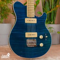 ‌Ernie Ball Music Man Axis Super Sport MM90 Translucent Blue 2012 USA электрогитара