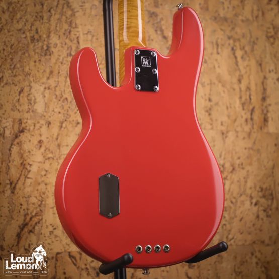 Ernie Ball Music Man Classic StingRay 2 EQ Coral Red 2010 USA  бас-гитара