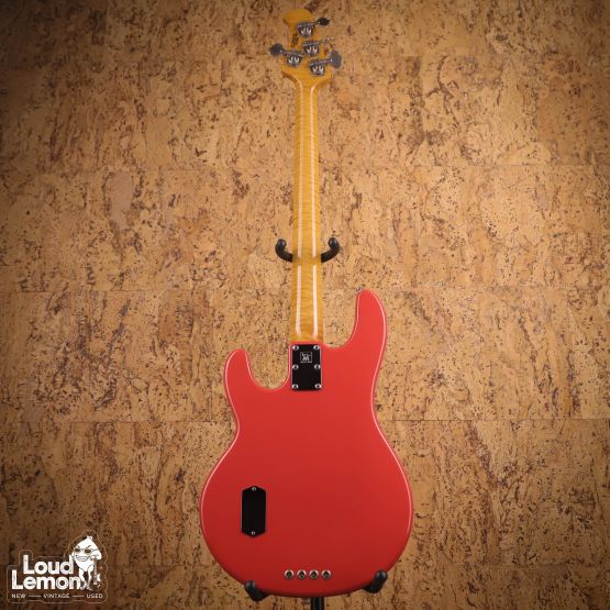 Ernie Ball Music Man Classic StingRay 2 EQ Coral Red 2010 USA  бас-гитара