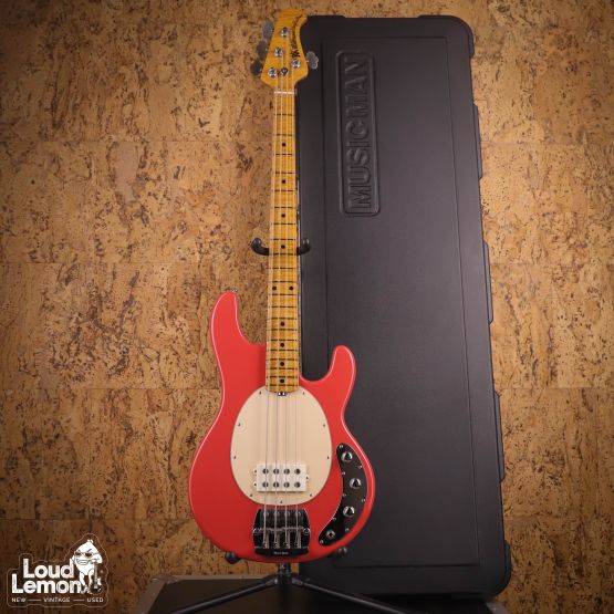 Ernie Ball Music Man Classic StingRay 2 EQ Coral Red 2010 USA  бас-гитара