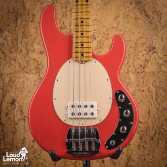 Ernie Ball Music Man Classic StingRay 2 EQ Coral Red 2010 USA  бас-гитара