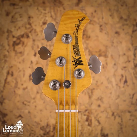 Ernie Ball Music Man Classic StingRay 2 EQ Coral Red 2010 USA  бас-гитара