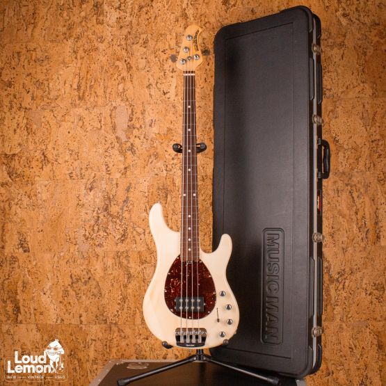 Ernie Ball Music Man Sterling 4 H White 2008 USA бас-гитара
