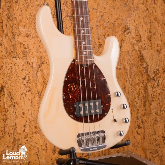 Ernie Ball Music Man Sterling 4 H White 2008 USA бас-гитара