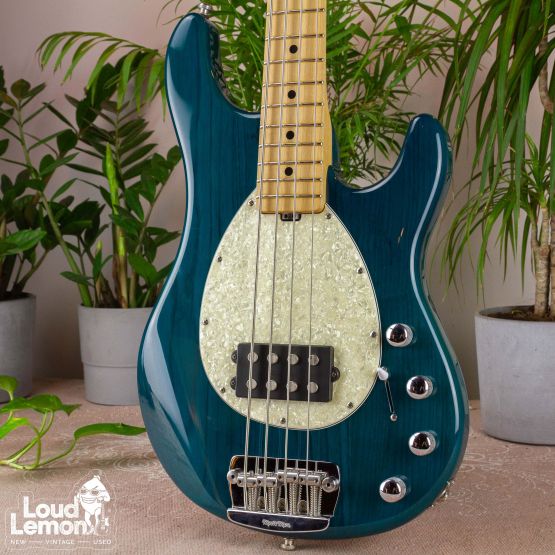 Ernie Ball Music Man Sterling 4 Trans Green 2001 USA бас-гитара