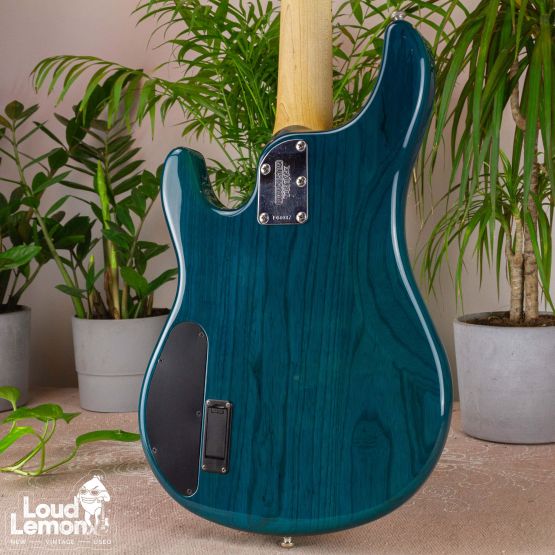 Ernie Ball Music Man Sterling 4 Trans Green 2001 USA бас-гитара