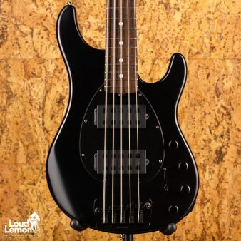 Ernie Ball Music Man Sterling 5 HH Stealth Black 2009 USA бас-гитара