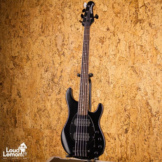 Ernie Ball Music Man Sterling 5 HH Stealth Black 2009 USA бас-гитара