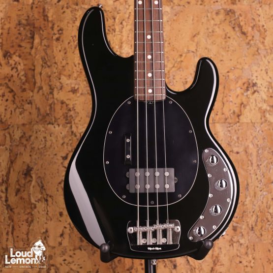 Ernie Ball Music Man StingRay 3 EQ H Black w/Matching Head 2005 USA бас-гитара